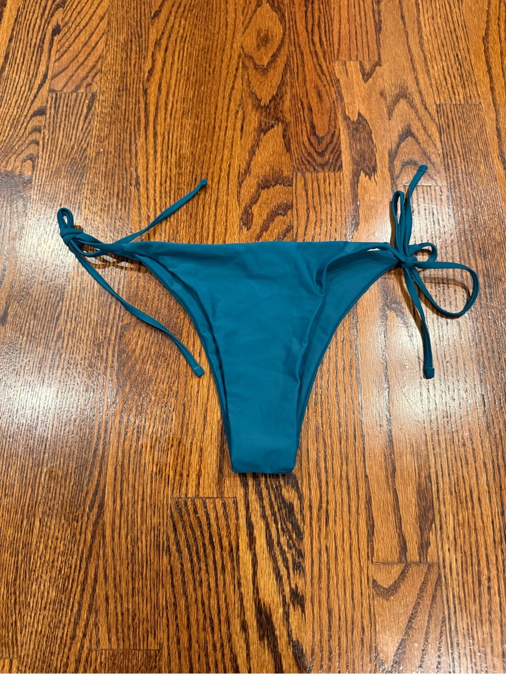 SHEIN Teal Tie-Side Bikini Bottom